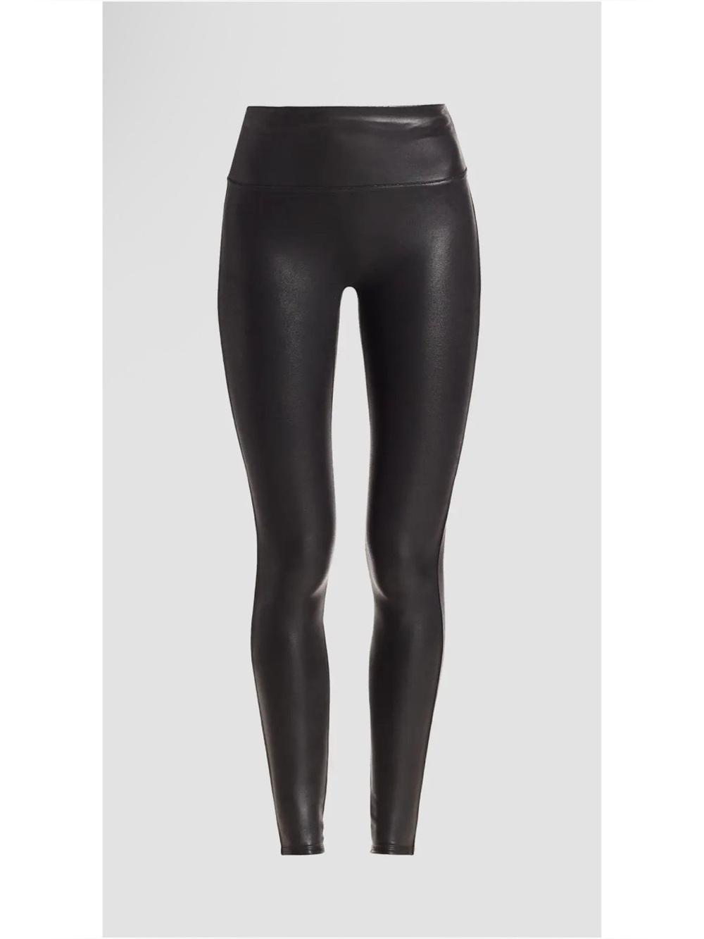 Spanx Faux Leather Leggings In Black